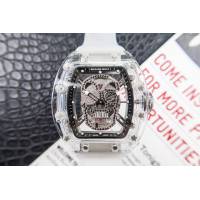 Richard Mille e理查徳米勒 RM052系列 最新鬼頭升級版 顱骨系列 原裝透明殼 理查徳米勒高端男士全自動機械腕表  hds1447
