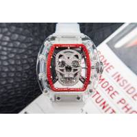 Richard Mille e理查徳米勒 RM052系列 最新鬼頭升級版 顱骨系列 原裝透明殼 理查徳米勒高端男士全自動機械腕表  hds1450