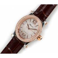 Chopard手錶 蕭邦快樂鑽系列橢圓型機械6T28新款 蕭邦時尚男士腕表 蕭邦全自動機械男表  hds1688