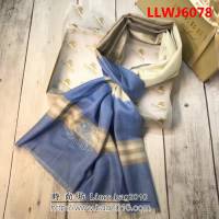 BURBERRY巴寶莉原單 18專櫃新款格紋戒指絨圍巾 LLWJ6078