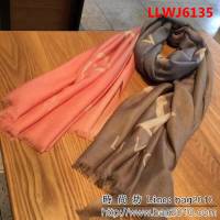 路易威登LV爆款海外專櫃同步 漸變色lv純羊絨圍巾 LLWJ6135