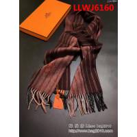 HERMES愛馬仕2018最新款人字紋羊絨素色圍巾 情侶款 2295 LLWJ6160