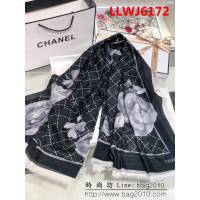 CHANEL香奈兒高端品質 新款羊絨方巾 CH057 LLWJ6172