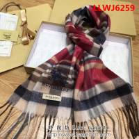 BURBERRY巴寶莉 秋冬爆款 格紋馬標刺繡羊毛圍巾 LLWJ6259