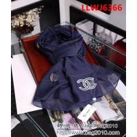 CHANEL香奈兒 專櫃同步真絲羊毛圍巾披肩時尚百搭款 C1618 LLWJ6366