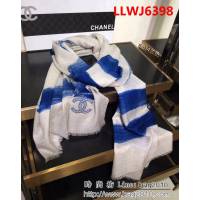 CHANEL香奈兒爆款 blingbling香家名媛風格雙C刺繡圍巾 2514 LLWJ6398