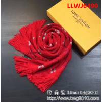 路易威登LV限量系列 2018新款七彩針織老花圍巾 LLWJ6490