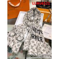 路易威登LV2018新款Vivienne吉祥物純羊絨長巾 L037 LLWJ6521