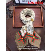 GUCCI古馳官網同步 爆新品斜紋真絲圍巾 披肩 2YSG6098 LLWJ6578