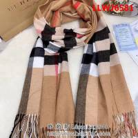 BURBERRY巴寶莉 2018最新 經典格子水貂絨圍巾 雙面兩用 LLWJ6581