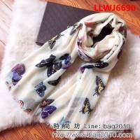 GUCCI古馳2018年早春度假系列 羊絨長圍巾 LLWJ6690