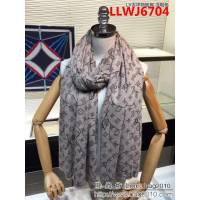 路易威登LV2018新款 LV吉祥物披肩 純羊絨圍巾 LLWJ6704