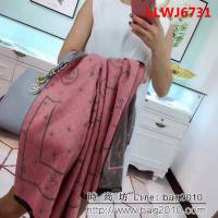 CHANEL香奈兒專櫃 經典格紋le boy chanel羊毛羊絨圍巾 LLWJ6731