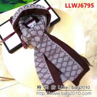 GUCCI古馳經典爆款 歐洲走秀款羊毛圍巾 男女同款 LLWJ6795