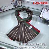GUCCI古馳 2018海外專櫃最新款 經典百搭羊毛款圍巾 情侶款 LLWJ6845