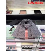 GUCCI古馳專櫃經典爆款 GG雙面羊毛提花圍巾 LLWJ6940