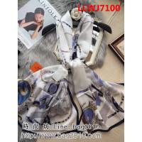 HERMES愛馬仕2018專櫃新品真絲喬其緞長巾 火爆款 LLWJ7100