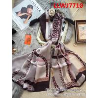 HERMES愛馬仕火爆款 2018專櫃新品真絲喬其緞長巾 LLWJ7710