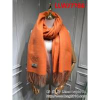 HERMES愛馬仕經典款羊絨圍巾 圍巾披肩兩用 LLWJ7786