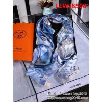 HERMES愛馬仕原單 H新一季主打款桑蠶絲方巾 110H1705 LLWJ8508