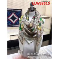 HERMES愛馬仕爆款 最新款繁花似錦斜紋真絲羊絨方巾 LLWJ8515