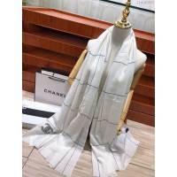 CHANEL女圍巾 香奈兒經典格紋 百搭純色 小香家羊毛刺繡披肩  llwj6381