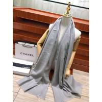 CHANEL女圍巾 香奈兒經典格紋 百搭純色 小香家羊毛刺繡披肩  llwj6384