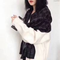 Gucci圍巾 古奇爆款雙G印花時尚圍巾 時尚美女必備款  llwj6849