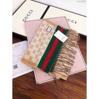 GUCCI圍巾 專櫃對版 古馳水貂絨長圍巾 GUCCI女圍巾  llwj6897