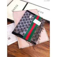 GUCCI圍巾 專櫃對版 古馳水貂絨長圍巾 GUCCI女圍巾  llwj6900