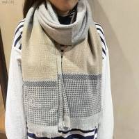 CHANEL爆款女士羊絨圍巾 香奈兒2021專櫃新款雙面披肩圍巾  mmj1181