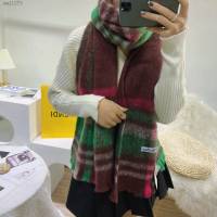 Acne Studios專櫃新款同步ACNE彩虹格圍巾  mmj1279