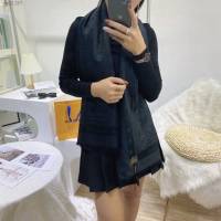 Louis Vuitton圍巾 路易威登真絲羊毛女士圍巾 LV2021最新限量幻彩披肩  mmj1367