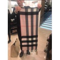 Burberry經典格紋羊絨圍巾 巴寶莉2021新款情侶款圍巾  mmj1460