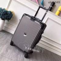 RIMOWA日默瓦 經典時尚 蒙口Moncler與Rimowa 攜手合作 Topas Stealth 系列 拉杆箱/拉箱 PC+鋁鎂合金 8019A款  xbt1049