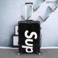 潮牌Suprmem聯名rimowa日默瓦 專櫃雙排萬向靜音飛機輪 航空7系鋁合金 拉箱/拉杆箱  xbt1126