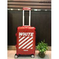 RIMOWA 世界頂級潮牌 OFF WHITE再度推出全鋁合金 跨界聯名合作款 拉杆箱  xbt1130