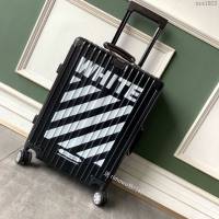Rimowa拉杆箱 90021 off-white聯名 減速帶＋箭頭圖案 日默瓦拉箱 行李箱xzx1023