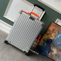 Rimowa拉杆箱 66654 Rimowa x AMBUSH 全鋁鎂合金 全新亮橘色手柄 日默瓦拉箱 行李箱xzx1159
