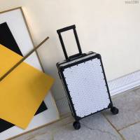 Goyard行李箱 90048 戈雅拉杆箱 標誌性的印花圖案配鋁框 復古形拉箱 20寸登機箱xzx1205