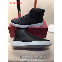 路易威登LV 頂級代購 2018專櫃同步男士高幫休閒板鞋 8FX1490