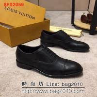 路易威登LV 頂級品質 2019春款專櫃同步發售 男士牛皮鞋 8FX2059