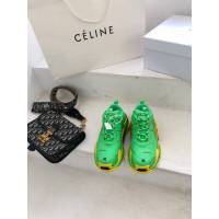 Balenciaga經典款男女鞋 巴黎世家頂級版本一代Triple-s老爹鞋 Balenciaga爆款復古慢跑鞋 Balenciaga情侶款老爹鞋  hdbl1009