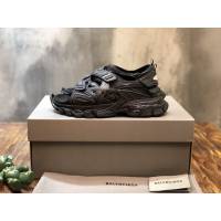 Balenciaga經典款男女鞋 巴黎世家頂級版本Track 4.0戶外概念復古老爹涼鞋 Balenciaga情侶款老爹鞋  hdbl1026