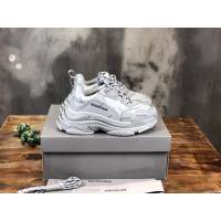 Balenciaga經典款男女鞋 巴黎世家頂級版本Triple S透氣3M反光姥爹復古運動鞋 Balenciaga情侶款老爹鞋  hdbl1171