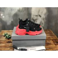 Balenciaga經典款男女鞋 巴黎世家頂級版本Triple S透氣3M反光姥爹復古運動鞋 Balenciaga情侶款老爹鞋  hdbl1174