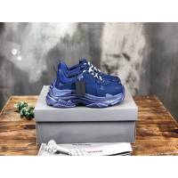 Balenciaga經典款男女鞋 巴黎世家頂級版本Triple S透氣3M反光姥爹復古運動鞋 Balenciaga情侶款老爹鞋  hdbl1175