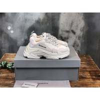 Balenciaga經典款男女鞋 巴黎世家頂級版本Triple S透氣3M反光姥爹復古運動鞋 Balenciaga情侶款老爹鞋  hdbl1179