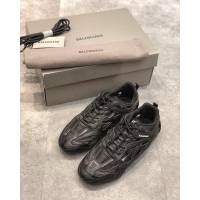 Balenciaga經典款男女鞋 巴黎世家頂級版本Drive鏤空老爹黑色賽車鞋 Balenciaga情侶款老爹鞋  hdbl1187