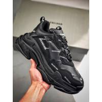 Balenciaga經典款男女鞋 巴黎世家頂級版本Triple S大底LOGO老爹鞋 Balenciaga情侶款老爹鞋  hdbl1218